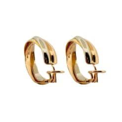 Boucles D'oreilles Créoles CARTIER "Trinity" En 3 Ors -Castafiore Boutique boucles doreilles creoles cartier trinity en 3 ors 359625
