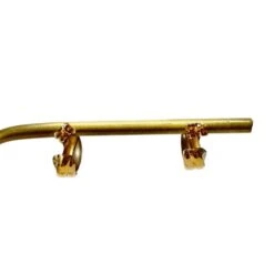 Boucles D'oreilles Créoles En Or Blanc, Or Jaune Et Or Rose -Castafiore Boutique boucles doreilles creoles en or blanc or jaune et or rose 687438