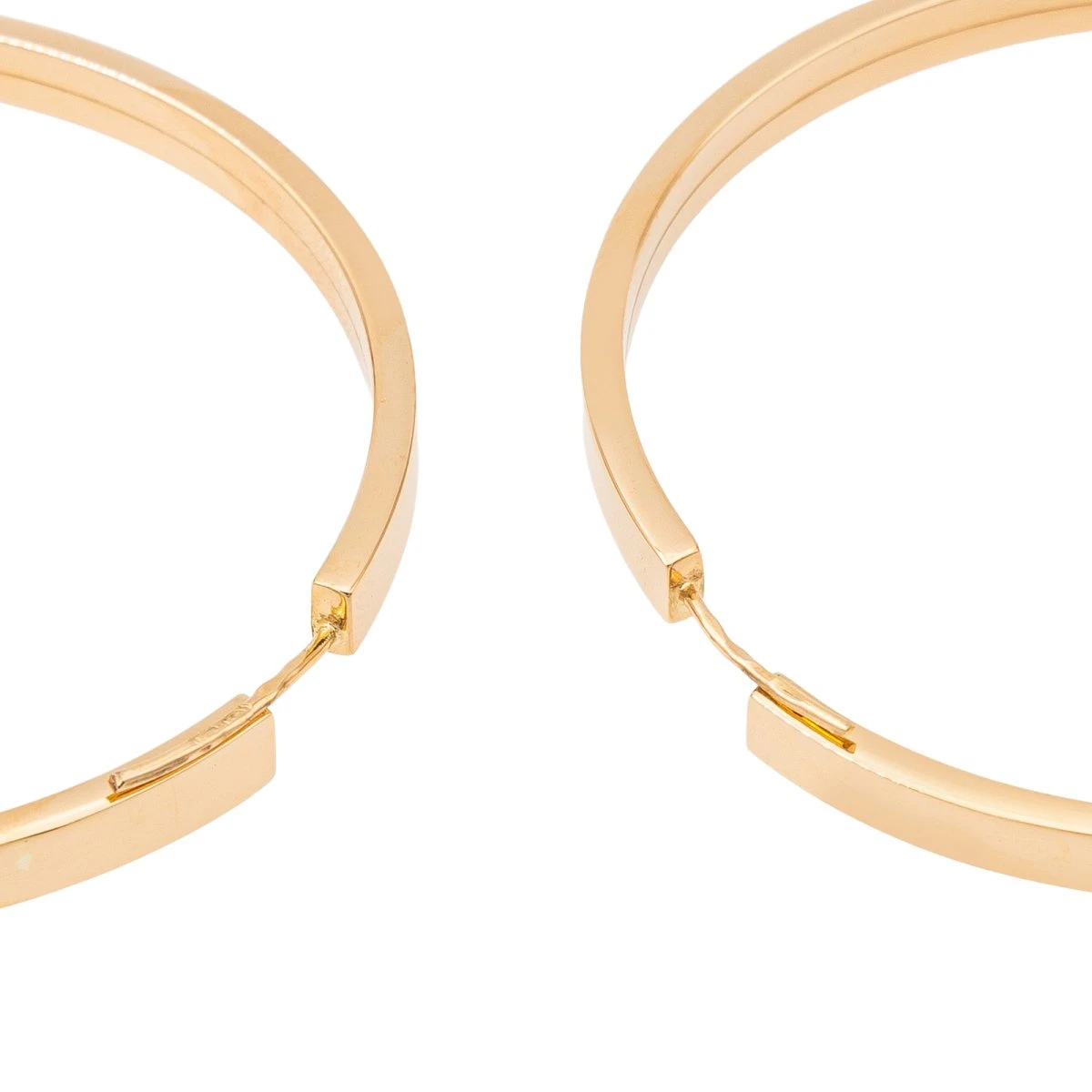 Boucles D'oreilles Créoles En Or Rose 3 Boucles D'oreilles Créoles En Or Rose – Image 3