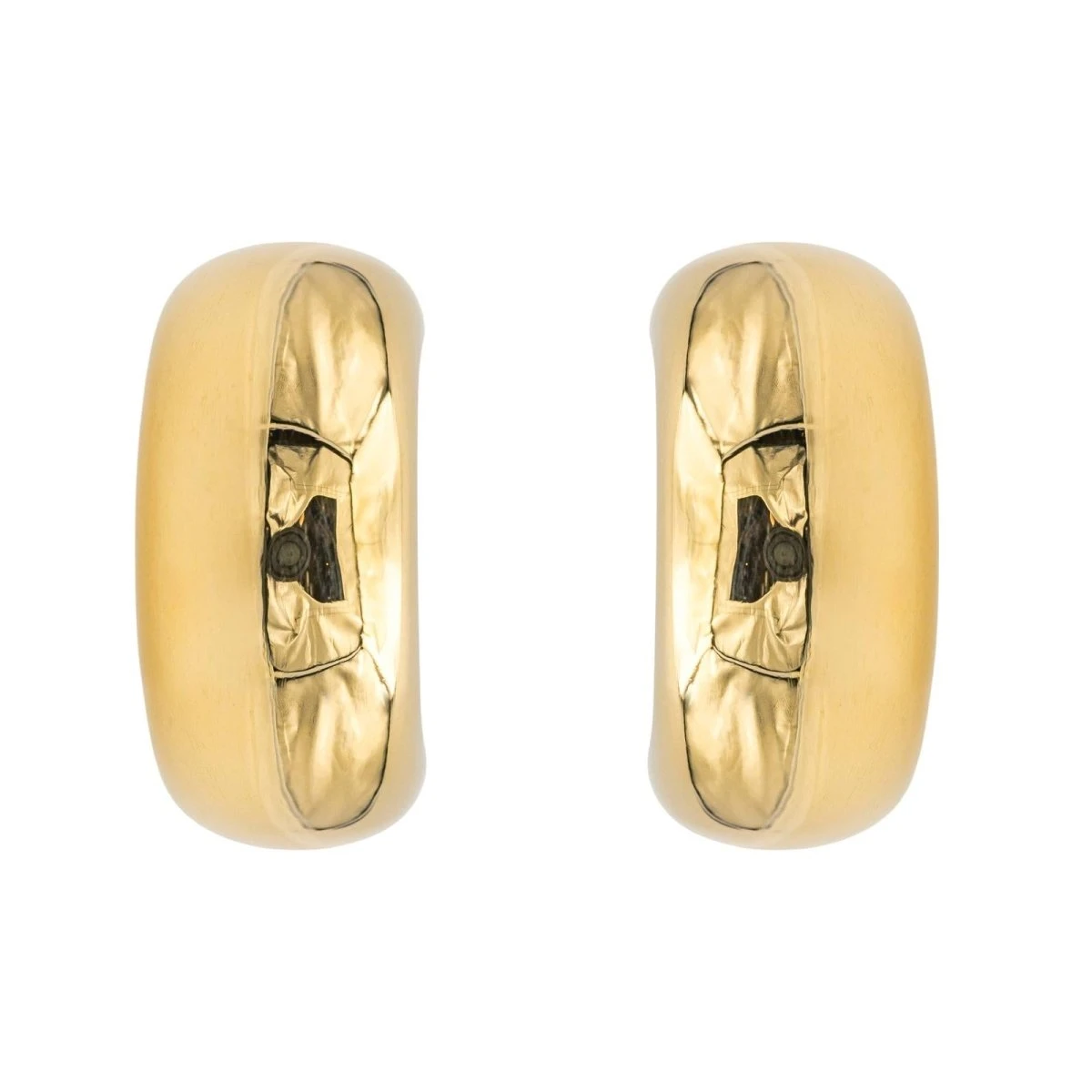 Boucles D'oreilles Créoles MAUBOUSSIN En Or Jaune 1 Boucles D'oreilles Créoles MAUBOUSSIN En Or Jaune