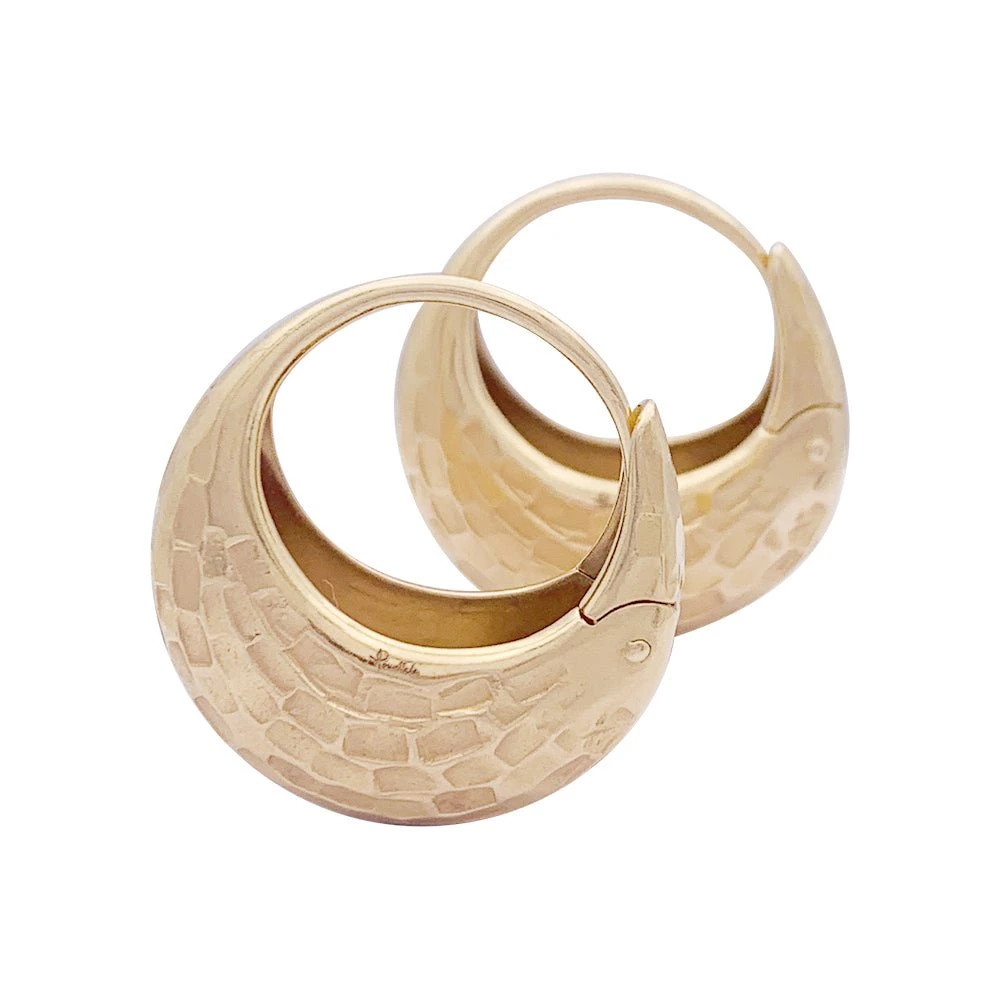 Miller Boucles D'oreilles Créoles POMELLATO "Duna" En Or Rose 1 Miller Boucles D'oreilles Créoles POMELLATO "Duna" En Or Rose