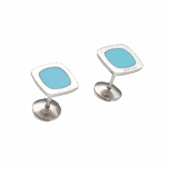 Boucles D’oreilles DINH VAN "Impression" En Or Gris Et Turquoises -Castafiore Boutique boucles doreilles dinh van impression en or gris et turquoises 907753