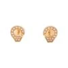 Miller Boucles D'oreilles DINH VAN "Menottes R7,5" En Or Rose Et Diamants