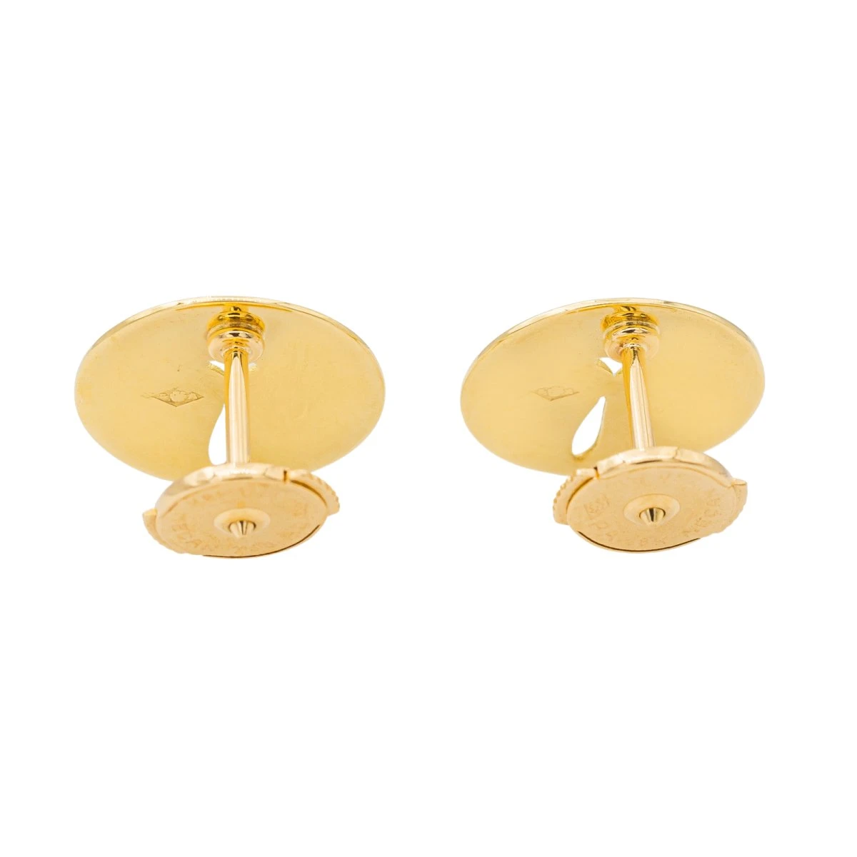 Boucles D'oreilles DINH VAN "Punaise" En Or Jaune 4 Boucles D'oreilles DINH VAN "Punaise" En Or Jaune – Image 4