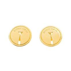 Boucles D'oreilles DINH VAN "Punaise" En Or Jaune