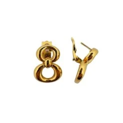 Boucles D'oreilles Clou DIOR En Or Jaune 9 Boucles D'oreilles Clou DIOR En Or Jaune -Castafiore Boutique boucles doreilles dior en or jaune 396174