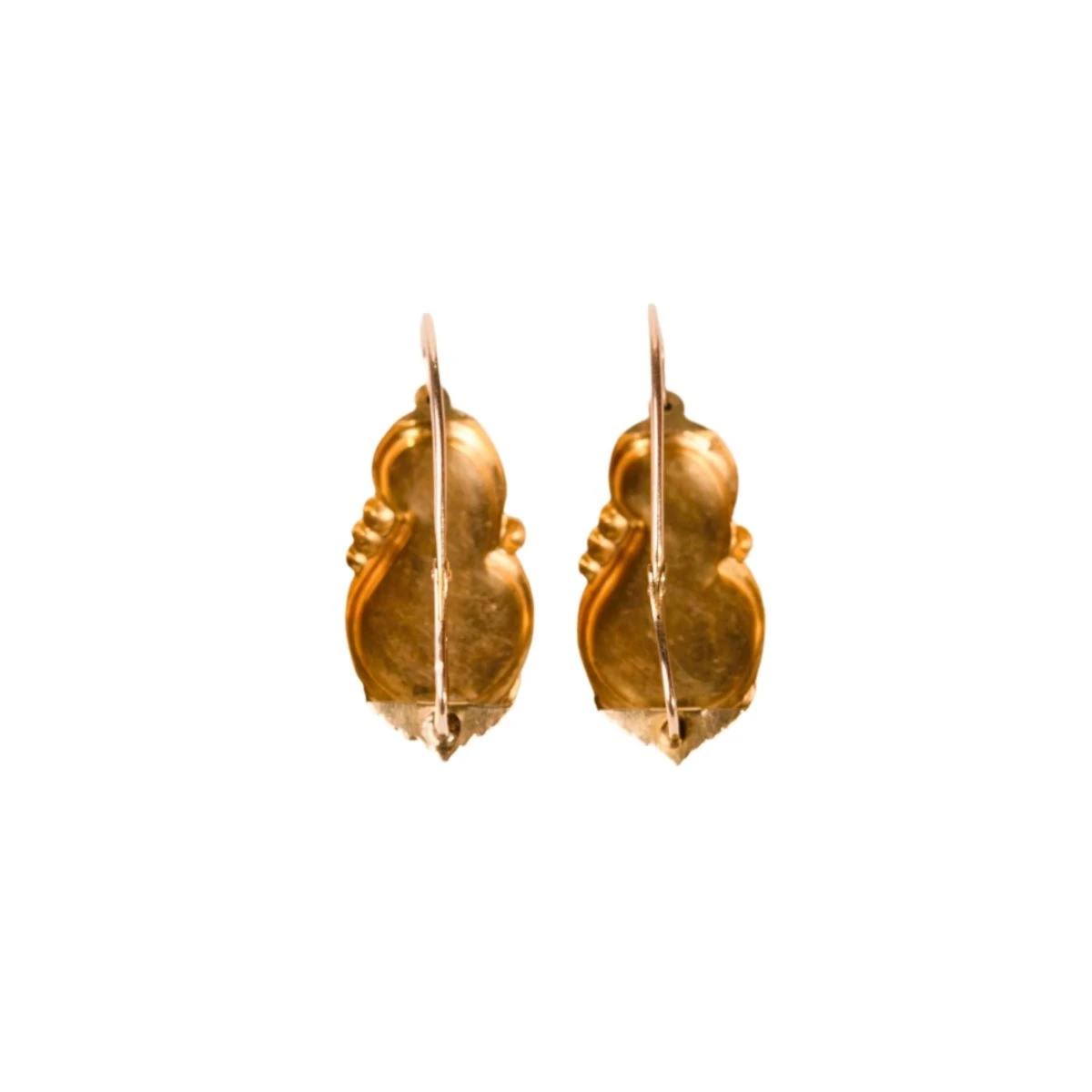 Boucles D'oreilles Dormeuses En Or Jaune 3 Boucles D'oreilles Dormeuses En Or Jaune – Image 3
