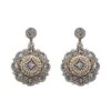 Boucles D'oreilles Dormeuses En Or Blanc Et Diamant -Castafiore Boutique boucles doreilles dormeuses en or blanc et diamant 824087
