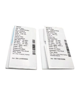 Boucles D'oreilles En Or Blanc 18 Carats Avec Des Diamants Naturels Taillés En Brillant Pour Un Total De 1,60 Carat ; Pureté VVS1/VS2, Couleur H, Certifiés GIA. -Castafiore Boutique boucles doreilles en or blanc 18 carats avec des diamants naturels tailles en brillant pour un total de 160 carat purete vvs1vs2 couleur h certifies gia 373193