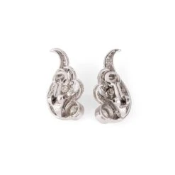 Boucles D'oreilles Clip En Or Blanc, Platine Et Diamants 5 Boucles D'oreilles Clip En Or Blanc, Platine Et Diamants -Castafiore Boutique boucles doreilles en or blanc platine et diamants 113617