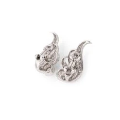 Boucles D'oreilles Clip En Or Blanc, Platine Et Diamants 7 Boucles D'oreilles Clip En Or Blanc, Platine Et Diamants -Castafiore Boutique boucles doreilles en or blanc platine et diamants 689857
