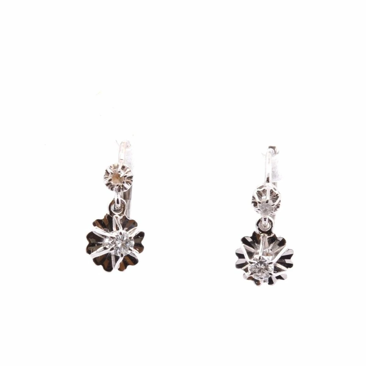 Boucles D'oreilles En Or Et Diamants 1 Boucles D'oreilles En Or Et Diamants