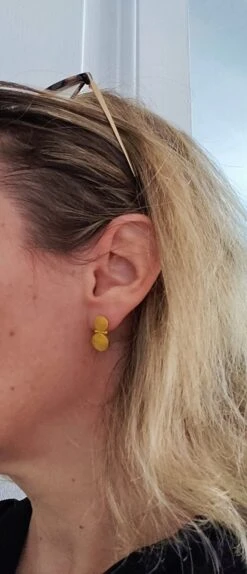 Boucles D'Oreilles En Or Grec 22 Carats -Castafiore Boutique boucles doreilles en or grec 22 carats 803201