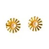Boucles D'oreilles En Or Jaune Et Perles -Castafiore Boutique boucles doreilles en or jaune et perles 230990