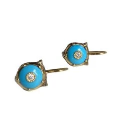 Boucles D’oreilles GUCCI « Le Marché Des Merveilles » En Or Jaune, Turquoise Et Diamants 11 Boucles D’oreilles GUCCI « Le Marché Des Merveilles » En Or Jaune, Turquoise Et Diamants -Castafiore Boutique boucles doreilles gucci le marche des merveilles en or jaune turquoise et diamants 627272
