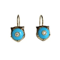 Boucles D’oreilles GUCCI « Le Marché Des Merveilles » En Or Jaune, Turquoise Et Diamants 8 Boucles D’oreilles GUCCI « Le Marché Des Merveilles » En Or Jaune, Turquoise Et Diamants -Castafiore Boutique boucles doreilles gucci le marche des merveilles en or jaune turquoise et diamants 875575