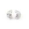 Boucles D'oreilles Lune En Platine Et Diamants -Castafiore Boutique boucles doreilles lune en platine et diamants 319448