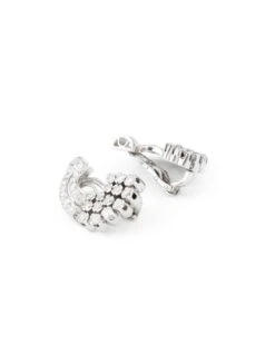 Boucles D'oreilles Lune En Platine Et Diamants -Castafiore Boutique boucles doreilles lune en platine et diamants 848361