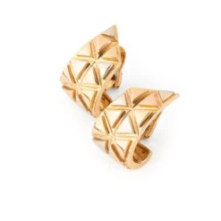 Boucles D'oreilles MARINA B En Or Blanc Et Or Jaune -Castafiore Boutique boucles doreilles marina b en or blanc et or jaune 920751