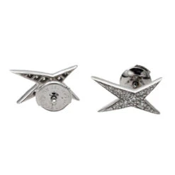 Boucles D'oreilles MAUBOUSSIN En Or Blanc Et Diamants -Castafiore Boutique boucles doreilles mauboussin en or blanc et diamants 850478