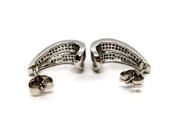 Boucles D'oreilles Pavée Diamants En Or Blanc -Castafiore Boutique boucles doreilles pavee diamants en or blanc 189520