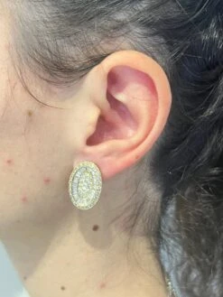 Boucles D'oreilles PEDERZANI En Or Jaune Et Diamants -Castafiore Boutique boucles doreilles pederzani en or jaune et diamants 689923