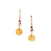 Boucles D'oreilles Pendantes CHANEL "Mademoiselle" En Or Jaune, Citrines, Rubellites, Améthystes Et Diamants -Castafiore Boutique boucles doreilles pendantes chanel mademoiselle en or jaune citrines rubellites amethystes et diamants 977368