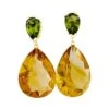 Miller Boucles D'oreilles Pendantes, Citrines Et Péridots -Castafiore Boutique boucles doreilles pendantes citrines et peridots 608728