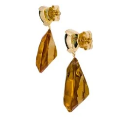 Miller Boucles D'oreilles Pendantes, Citrines Et Péridots -Castafiore Boutique boucles doreilles pendantes citrines et peridots 923828