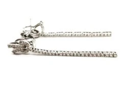 Boucles D'oreilles Pendantes En Or Blanc Pavées Diamants 9 Boucles D'oreilles Pendantes En Or Blanc Pavées Diamants -Castafiore Boutique boucles doreilles pendantes en or blanc pavees diamants 141607