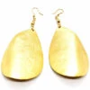 Boucles D'oreilles Pendantes Goutte En Or Jaune