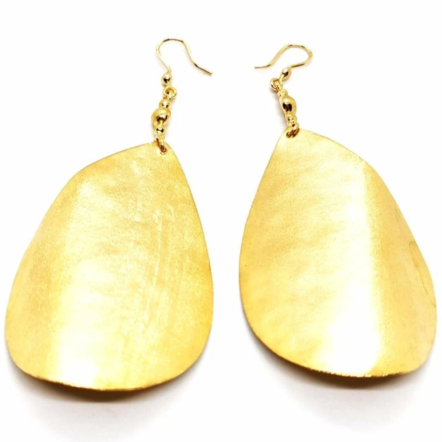 Boucles D'oreilles Pendantes Goutte En Or Jaune 1 Boucles D'oreilles Pendantes Goutte En Or Jaune