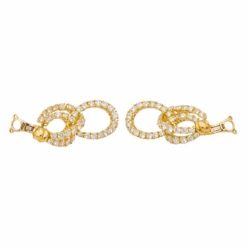 Boucles D'oreilles PIAGET En Or Jaune Et Diamants -Castafiore Boutique boucles doreilles piaget en or jaune et diamants 544443