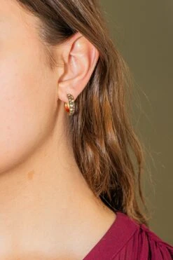 Boucles D'oreilles Pomellato Créoles Tango Or Rose Diamant Brun -Castafiore Boutique boucles doreilles pomellato creoles tango or rose diamant brun 156470