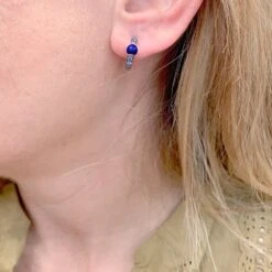 Miller Boucles D'oreilles POMELLATO "M'ama Non M'ama" En Or Rose, Saphirs Et Lapis-lazuli -Castafiore Boutique boucles doreilles pomellato mama non mama en or rose saphirs et lapis lazuli 769550
