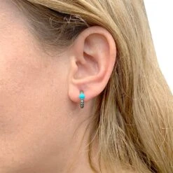 Miller Boucles D'oreilles POMELLATO "M'ama Non M'ama" En Or Rose, Zircons Et Turquoises -Castafiore Boutique boucles doreilles pomellato mama non mama en or rose zircons et turquoises 715365