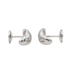 Boucles D'oreilles Puces En Or Blanc, Shapirs Et Diamants 12 Boucles D'oreilles Puces En Or Blanc, Shapirs Et Diamants -Castafiore Boutique boucles doreilles puces en or blanc shapirs et diamants 151201
