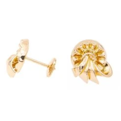 Boucles D'oreilles Puces En Or Jaune -Castafiore Boutique boucles doreilles puces en or jaune 705916