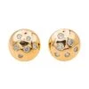 Boucles D'oreilles Puces En Or Rose Et Diamant -Castafiore Boutique boucles doreilles puces en or rose et diamant 354268