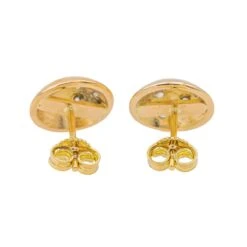 Boucles D'oreilles Puces En Or Rose Et Diamant -Castafiore Boutique boucles doreilles puces en or rose et diamant 488418