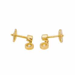 Boucles D'oreilles Puces En Or Rose Et Diamants 9 Boucles D'oreilles Puces En Or Rose Et Diamants -Castafiore Boutique boucles doreilles puces en or rose et diamants 6626068