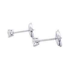 Miller Boucles D'oreilles Puces TIFFANY & CO. En Platine Et Diamants -Castafiore Boutique boucles doreilles puces tiffany co en platine et diamants 532822