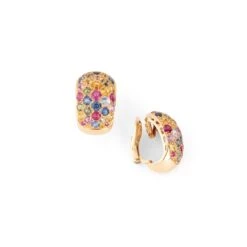 Boucles D'oreilles RENÉ BOIVIN En Or Jaune Et Saphirs De Couleurs 8 Boucles D'oreilles RENÉ BOIVIN En Or Jaune Et Saphirs De Couleurs -Castafiore Boutique boucles doreilles rene boivin en or jaune et saphirs de couleurs 945860