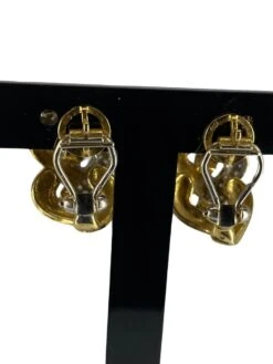 Boucles D’oreilles REPOSSI En Or Jaune Et Diamants -Castafiore Boutique boucles doreilles repossi en or jaune et diamants 403508