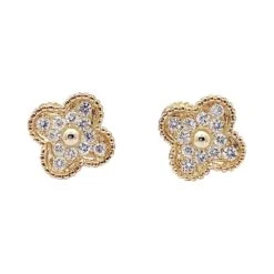 Miller Boucles D'oreilles Van Cleef & Arpels, "Vintage Alhambra" En Or Jaune Et Diamant 7 Miller Boucles D'oreilles Van Cleef & Arpels, "Vintage Alhambra" En Or Jaune Et Diamant -Castafiore Boutique boucles doreilles van cleef arpels vintage alhambra en or jaune et diamant 743672
