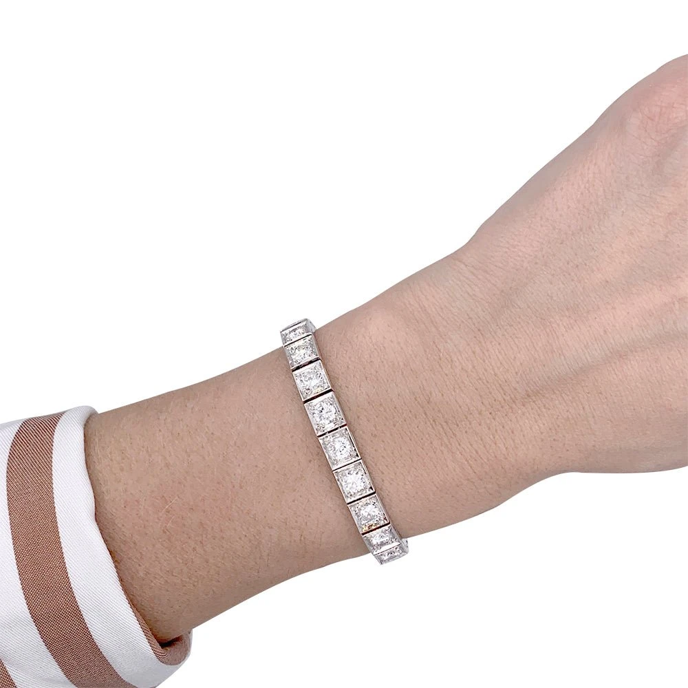 Miller Bracelet Ancien Diamants, Platine 9 Miller Bracelet Ancien Diamants, Platine – Image 9