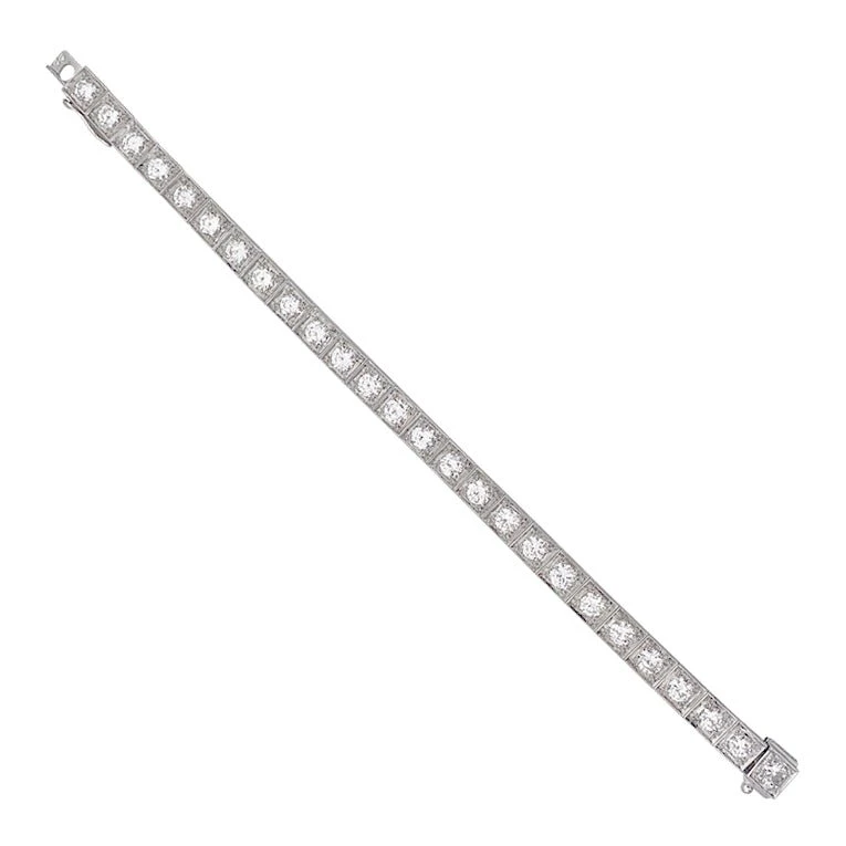 Miller Bracelet Ancien Diamants, Platine 6 Miller Bracelet Ancien Diamants, Platine – Image 6
