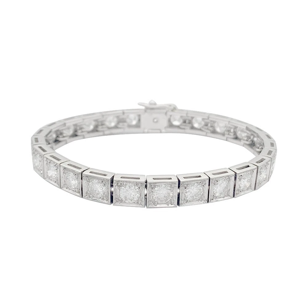 Miller Bracelet Ancien Diamants, Platine 1 Miller Bracelet Ancien Diamants, Platine