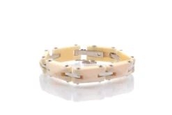 Bracelet En Bakélite Et Platine -Castafiore Boutique bracelet art deco bakelite et platine 418926