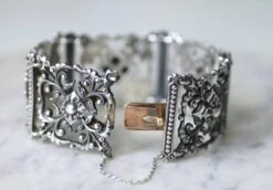 Bracelet Articulé Jules Wiese En Argent -Castafiore Boutique bracelet articule jules wiese en argent 385081